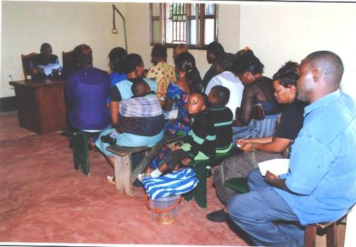 Patients are taking instructions